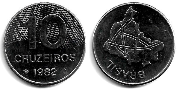 (592.1) Brasil. 1982. 10 Cruzeiros (EBC)