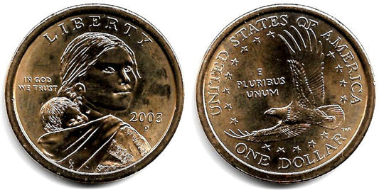 (310) Estados Unidos de América. 2003(P). 1 Dollar (SC)