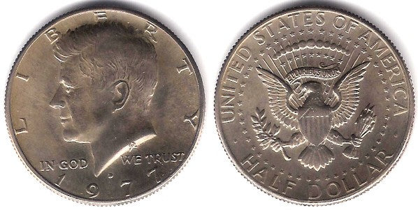 (A202b) Estados Unidos de América. 1977(D). Half Dollar (EBC)