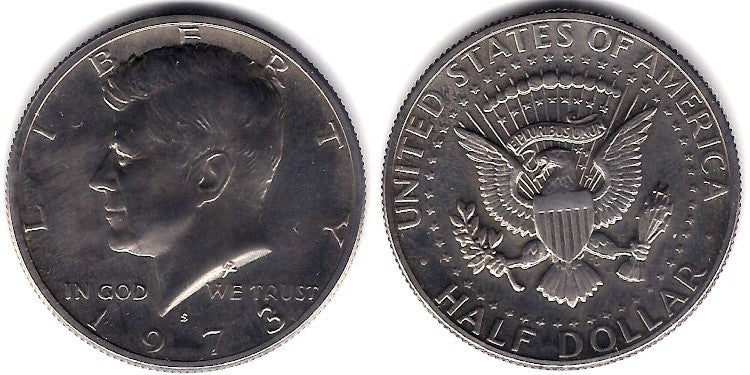 (202b) Estados Unidos de América. 1973(S). Half Dollar (SC)
