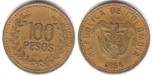 (285.1) Colombia. 1994. 100 Pesos (BC)