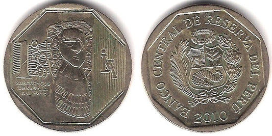 (341) Perú. 2010. 1 Nuevo Sol (EBC+)