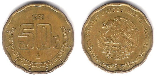 (549) Estados Unidos Mexicanos. 1998. 50 Centavos (MBC)