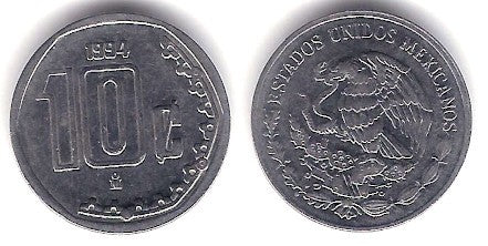 (547) Estados Unidos Mexicanos. 1994. 10 Centavos (MBC+)
