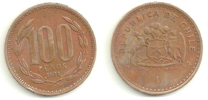 Chile. 1984. 100 Pesos (BC)