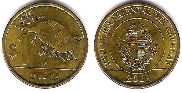 (135) Uruguay. 2012. 1 Peso (MBC)