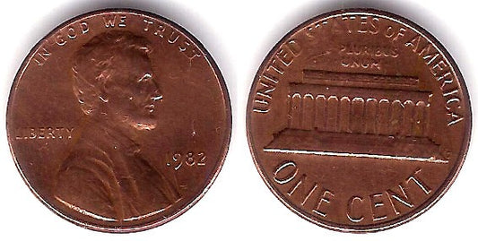 (201b) Estados Unidos de América. 1982. 1 Cent (MBC)