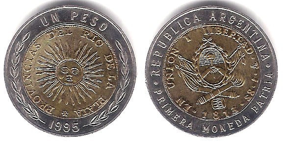 (112.2) Argentina. 1995. 1 Peso (MBC)