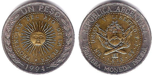 (112.1) Argentina. 1994. 1 Peso (SC-)