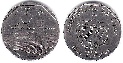 (576.1) Cuba. 1994. 10 Centavos (MBC+)