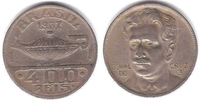 (539) Brasil. 1937. 400 Reis (MBC)