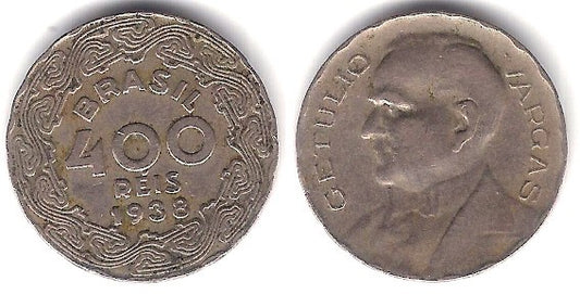 (547) Brasil. 1938. 400 Reis (MBC)