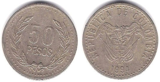 (283.1) Colombia. 1994. 50 Pesos (MBC)
