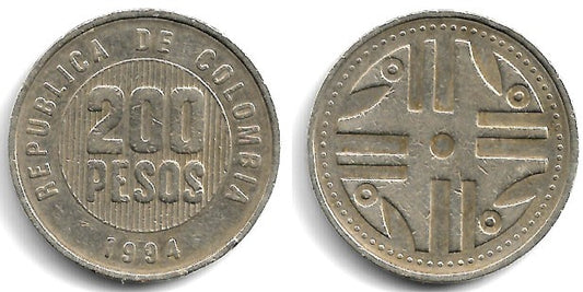 (287) Polonia. 1994. 200 Pesos (BC+)