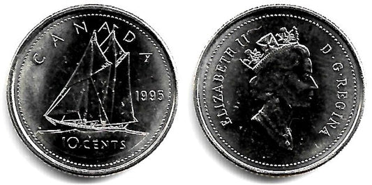 (183) Canadá. 1993. 10 Cents (SC)
