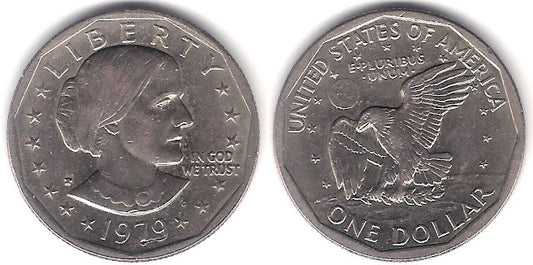 (207) Estados Unidos de América. 1979(P). 1 Dollar (MBC+)