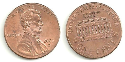 (201) Estados Unidos de América. 2006. 1 Cent (MBC)