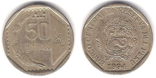 (307.1) Perú. 1994. 50 Céntimos (MBC-)