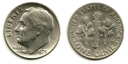 (195a) Estados Unidos de América. 1975. 1 Dime (EBC)