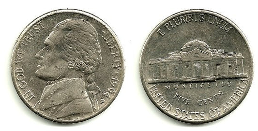 (A192) Estados Unidos de América. 1994(P). 5 Cents (MBC)