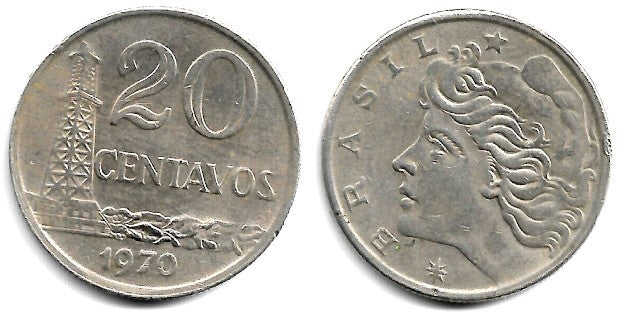 (579.2) Brasil. 1970. 20 Centavos (MBC)