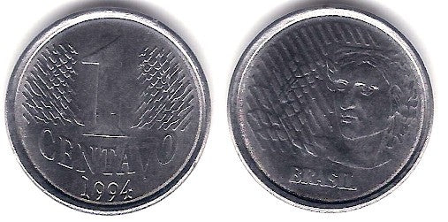 (631) Brasil. 1994. 1 Centavo (EBC)
