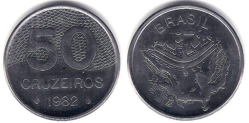 (594.1) Brasil. 1982. 50 Cruzeiros (SC)