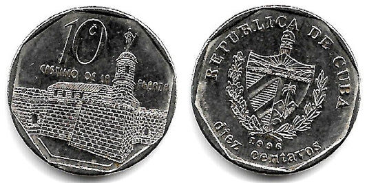 (576.2) Cuba. 1996. 10 Centavos (MBC+)