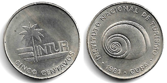 (411) Cuba. 1981. 5 Centavos (EBC+)