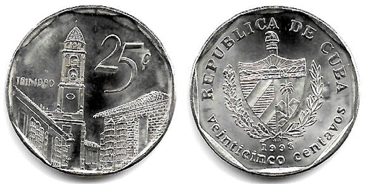 (577.2) Cuba. 1998. 25 Centavos (SC)