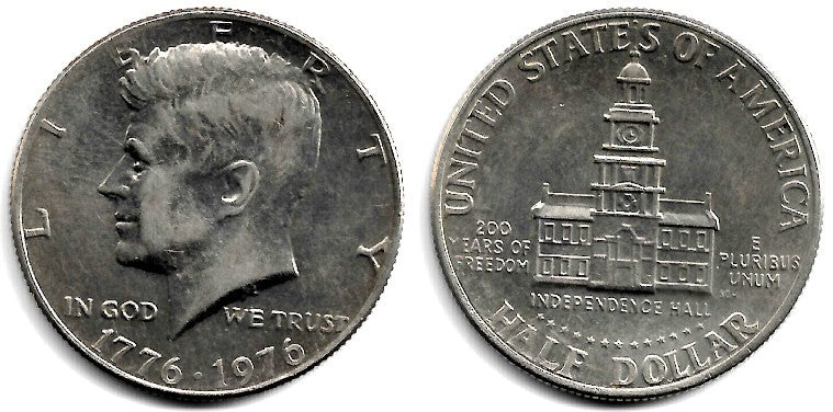 (205) Estados Unidos de América. 1976. Half Dollar (MBC)