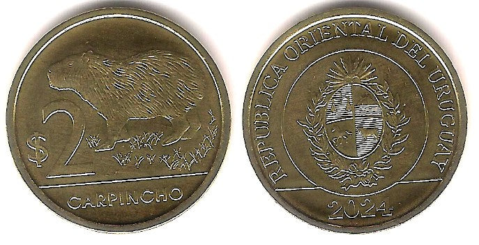 Uruguay. 2024. 2 Pesos (SC)