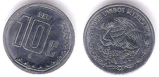 (547) Estados Unidos Mexicanos. 1997. 10 Centavos (EBC)