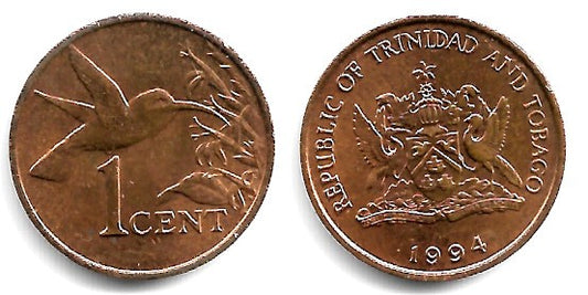 (29) Trinidad y Tobago. 1994. 1 Cent (SC-)