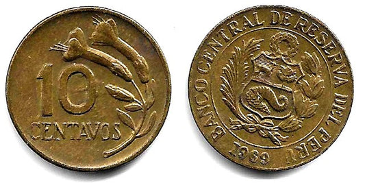 (245.2) Perú. 1969. 10 Centavos (MBC)