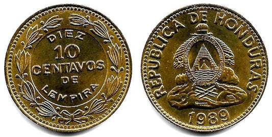 (76.1a) Honduras. 1989. 10 Centavos (SC)