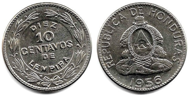 (76.1) Honduras. 1956. 10 Centavos (EBC)