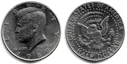 (A202b) Estados Unidos de América. 1989. Half Dollar (MBC-)