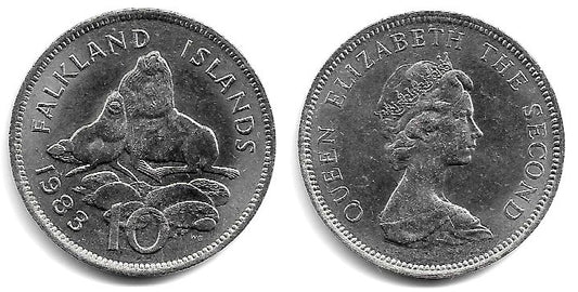 (5.1) Islas Malvinas. 1983. 10 Cents (SC)