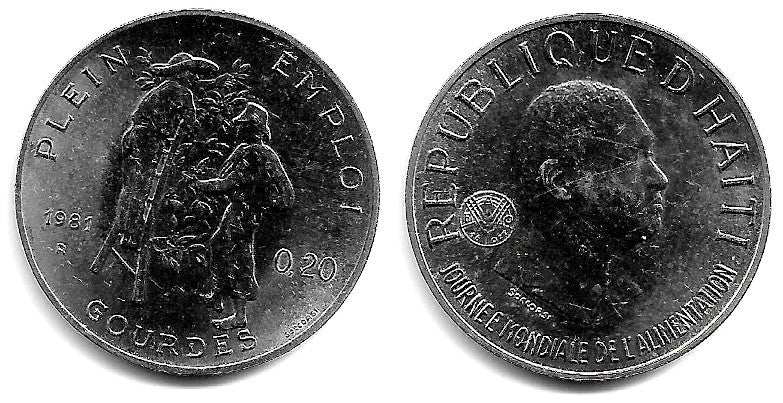 (147) Haití. 1981. 20 Centimes (SC-)