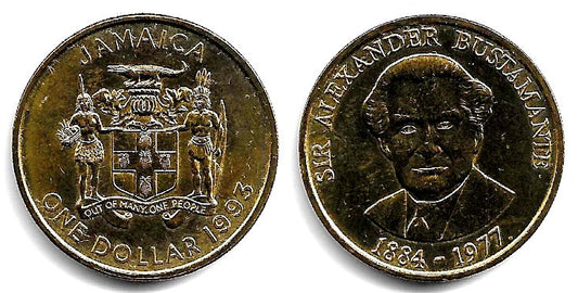 (145) Jamaica. 1993. 1 Dollar (SC)